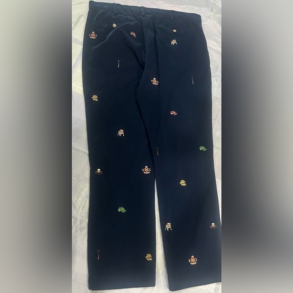 Polo Ralph Lauren “Club” embroidered twill chinos in size 38x32 - Picture 7 of 9